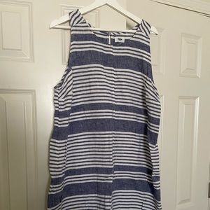Stripe linen dress